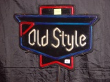 Old Style advertising lighted sign works 24 x 18