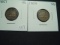 Pair of VG Flying Eagle Cents: 1857 & 1858