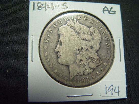 1894-S Morgan   About Good