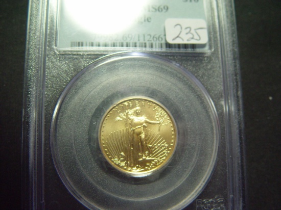 2006-W 1/4 Oz. Gold Eagle   PCGS MS69