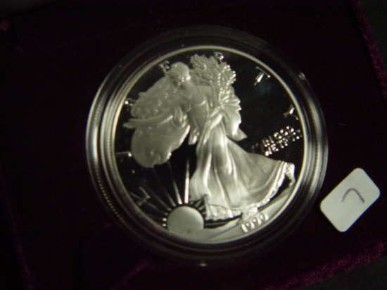 1990 Proof Silver Eagle  no box or COA