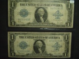 Pair of 1923 $1 Silver Certificates