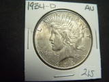1934-D Peace Dollar   AU
