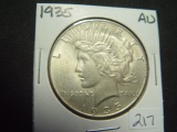 1935 Peace Dollar   AU