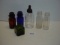 Mixed bottle lot. 2 marked Edison Battery Oil. Brockway bottle with nipple. 4” tall