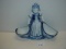 Delft Blue hand painted double vase made in Germany 8.75” tall