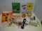 Mixed fun lot- Mickey Mouse uncolored coloring book, Walt Disney book in spanish, Rockford stuff