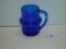 Blue Mr. Peanut cup 4” tall