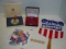 Political mixed lot- paperweight, Christmas ornament 1996 and others