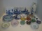 Mixed lot- Blue Delfts and other glassware