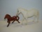 Breyer horse 8” tall and other Resin