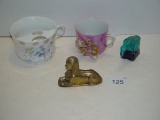 Mixed lot- mustache cup and others