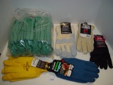 New glove lot- Leather and cloth gloves new with tags