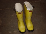 Tingley yellow rubber boots size 12