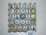 Large Cartoon character imprinted shooter marbles and others