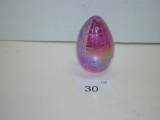 Hand blown glass paperweight signed “DBG 1989” 2.5” tall