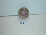 Sulfite marble rough with marks and some chips 1.5” diameter