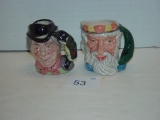 Royal Doulton Toby’s “Neptune” The Walrus and the Carpenter” tallest 2.5”