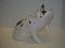 Glazed Ceramic pig 11” tall signed Sonya Magill 2 pics