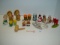 Salt & Pepper shakers and other figurines. One is chipped