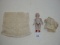 Bisque jointed doll marked 200 on back 4.5” tall