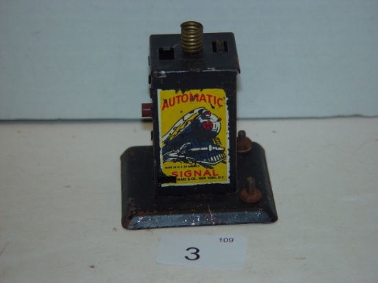 Marx & Co O gauge automatic signal light