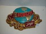 Advertising Schlitz beer wall plaque 13” tall