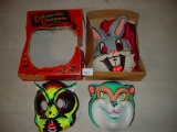 Bugs Bunny Halloween costume with other masks weakness in box and mask