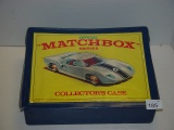 Matchbox collectors case and assorted Matchbox cars and others 3 pics. Case weak all as-is