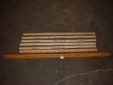 Wooden yardstick lot local Freeport advertising