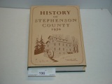 History of Stephenson County 1970 hardbound book with cover