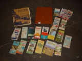 Vintage atlas and road map lot 1942 State Farm and 1958 Rand McNally atlas's