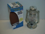 Battery operated working LED lantern in original box 9.5” tall