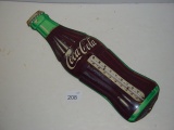 Coca Cola tin thermometer 16” tall