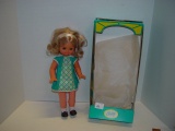 Clodrey Ann sleepy eyed and jointed doll sold by Sears from France 15” tall with original box