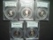 Five PCGS PR69 DCAM Clad Washington Quarters- 1994 thru 1998