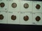 Eight Early Lincoln Cents: 1910-S, 1911-D, 1911-S, 1912-D, 1912-S, 1913-D, 1913-S, 1915