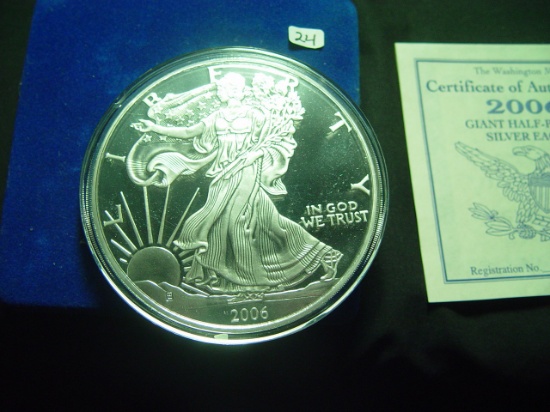 2006 Half-Pound .999 Silver Eagle