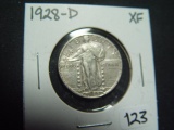 1928-D Standing Liberty Quarter   XF