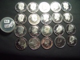 Roll of 20 Mixed Date Clad Proof Kennedy Halves
