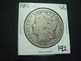 1891-CC Morgan Dollar   VG
