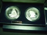 2000 Leif Ericson 2-Coin Proof Silver Dollar Set