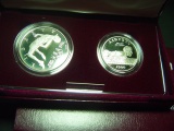 1992 2-Coin Olympic Proof Set