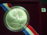 1992 Uncirculated Olympic Baseball Silver Dollar