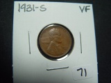 1931-S Lincoln Cent   VF   KEY DATE