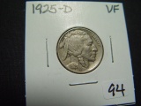 1925-D Buffalo Nickel   VF