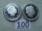 2012 Fiji & 2003 New Zealand Silver Dollars