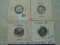 (4) Mercury Dimes: 1930-s, 39-s, 31-s