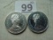 Canada: 1975 & 1973 Comm. Silver Dollars