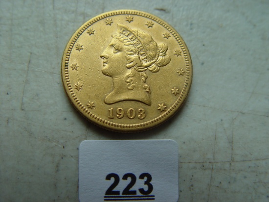 1903-S, Coronet Head, $ 10 Gold Piece